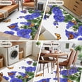 thumbnail image 5 of 4'x6' Area Rugs, Purple Spring Floral Indoor Outdoor Area Rug for Living Room Bedroom, Butterfly Farmhouse Washable Bathroom Rugs Kitchen Floor Carpet Mats Home Decor Aesthetic, 5 of 8
