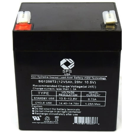 SPS Brand 12V 5 Ah Replacement Battery  for Best Technologies BAT-0061 UPS (2