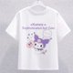 thumbnail image 5 of Anime Kuromi Girls Jk Skirt Skirt Short Sleeve Kawaii Summer Cotton Casual Cartoon Academic Style Student Fashion Short Sleeve, 5 of 5