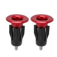 thumbnail image 1 of Bike Grip Plugs, 2pcs Bicycle Handlebar Plugs  For 15-23.5mm Inner Diameter Red, 1 of 8