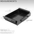 thumbnail image 4 of VIVO Black Space Saver Sliding Under Desk Storage Drawer with Pull Handle, 4 of 8