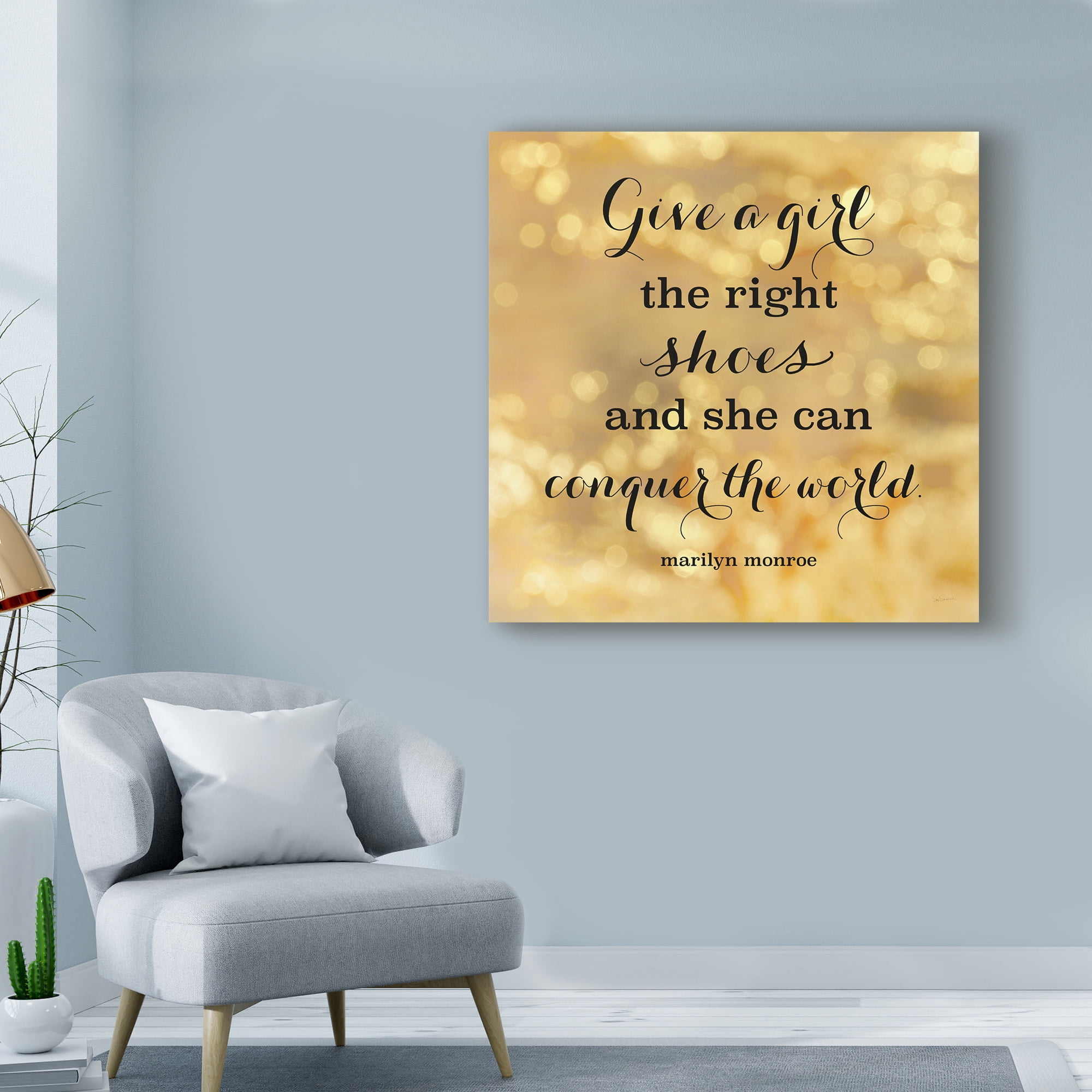 Trademark Fine Art 'Fashion Quotes IV' Canvas Art by Sue Schlabach