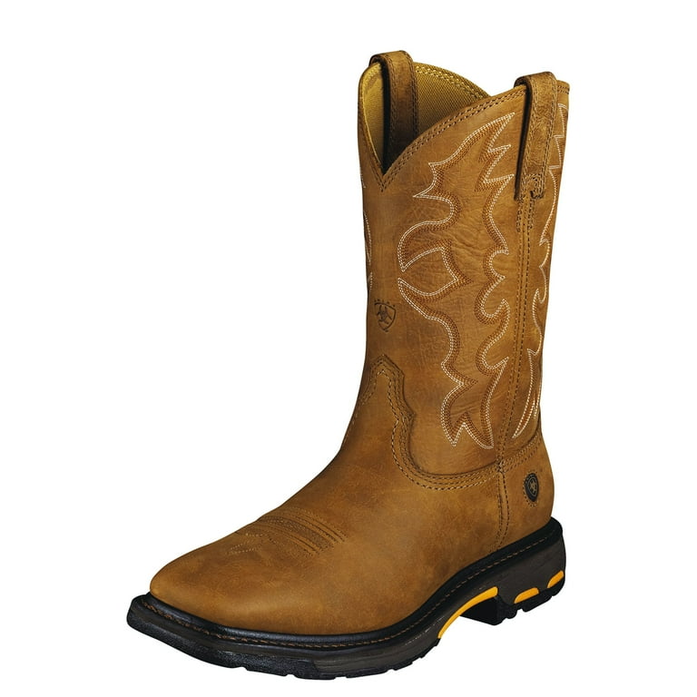 Ariat Men s WorkHog Wide Square Toe Soft Toe Work Boot Dark Earth 10005888