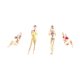 thumbnail image 1 of 4 figuras a escala 1:64 con diseño de figura de personas en bikini, modelo de resina para mujer, para diseño de estación de tren, mesa de arena, jardí, 1 of 9