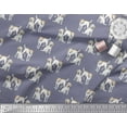 thumbnail image 3 of Soimoi Modal Satin Fabric Labrador Dog Print Fabric by The Yard 42 Inch Wide, 3 of 3