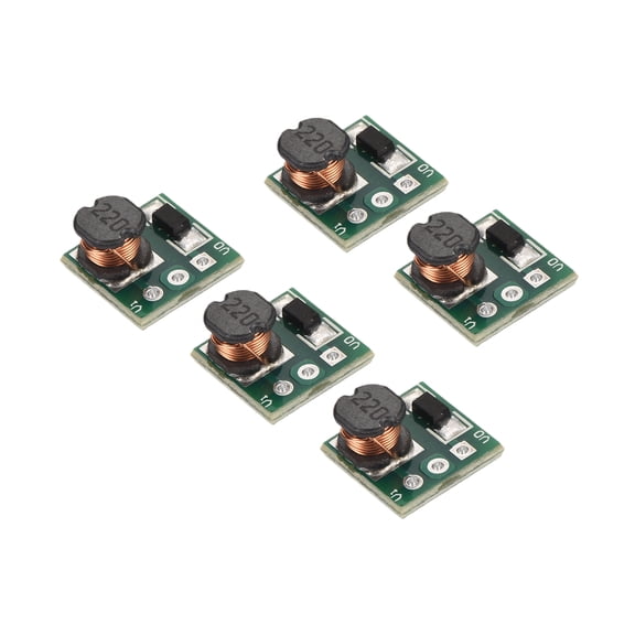 DC-DC Boost Converter Voltage Regulator Step Up Module Mini Module 0.9-5V to 5V 0.48A 5 Pcs