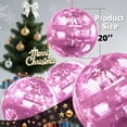thumbnail image 2 of Cixusio 12/16/20-Inch Disco Ball/USB Powered Disco Ball,– Large Mirror Ball Hanging Party Disco Ball Decor for Christmas, Weddings, Events, and Dance Parties,Pink-20 in, 2 of 15