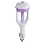 Portable Mini Essential Oil Diffuser Air Diffuser Purifier Humidifier For Car-Purple