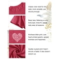 thumbnail image 4 of Anbech Heart Printed T-Shirt for Women Casual Graphic Junior Girls Short Sleeve Tee Tops with Crew Neck, 4 of 10