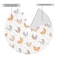 thumbnail image 2 of Sikiie Funny Chicken 30-48 inches {designName} Print Christmas Tree Skirt Snowman Xmas Tree Skirt with Edge Christmas Decorations for Holiday Party48", 2 of 7