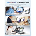 thumbnail image 4 of Laptop Screen Extender, 14" 1080P IPS Portable Monitor for 14"-16.5" Laptops, 4 of 11