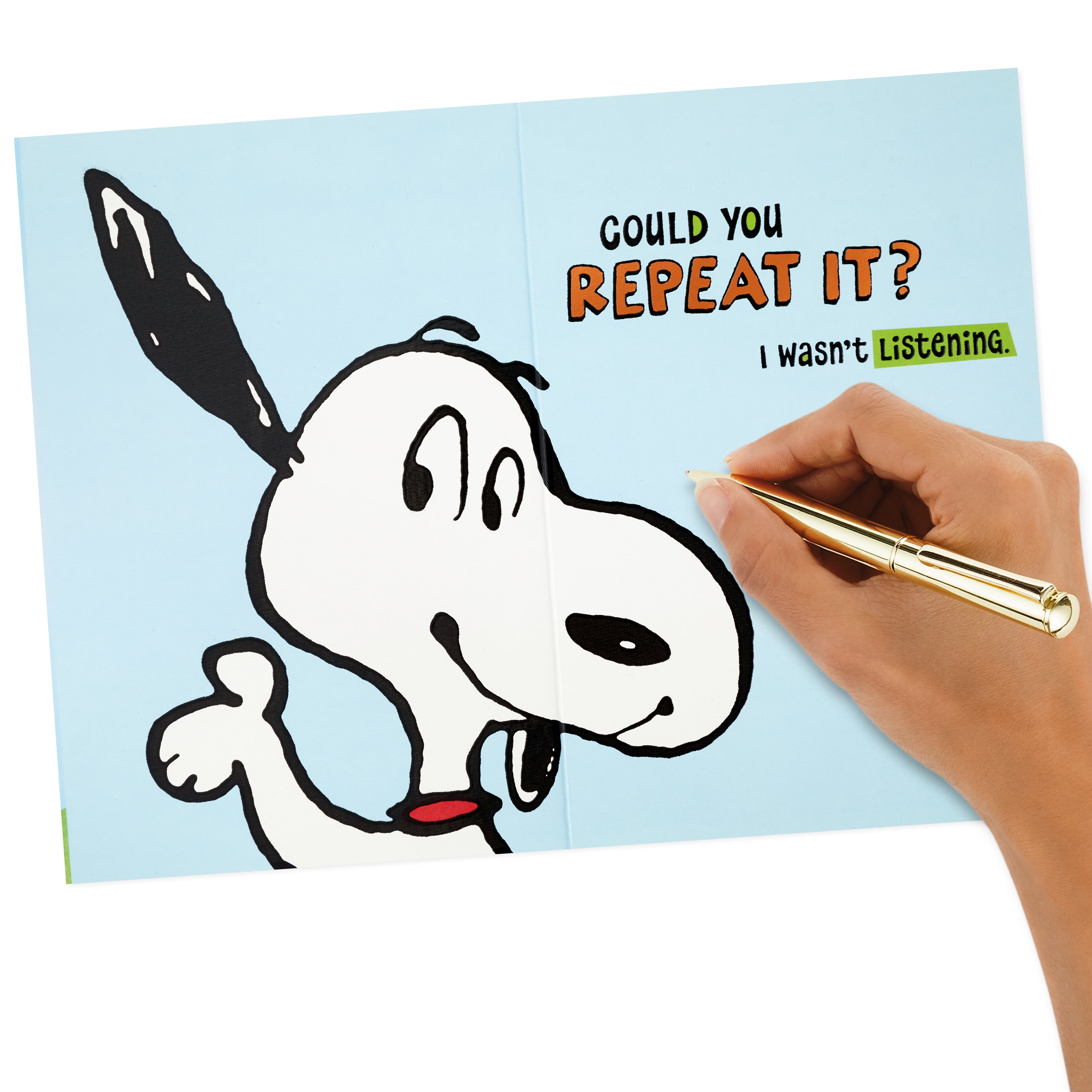 Hallmark Father's Day Card, Peanuts Snoopy Design, Greeting Card