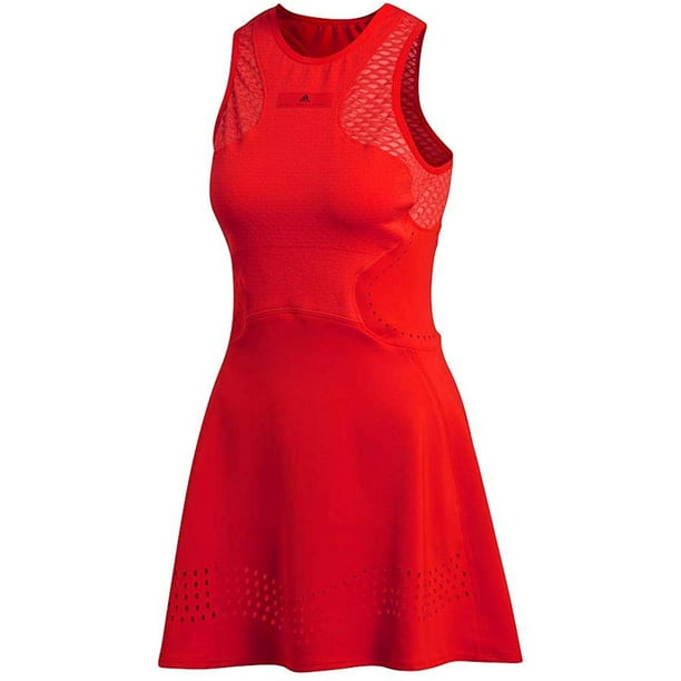 miembro hacer los deberes enero adidas Stella McCartney Q3 Dress, Core Red, Large - Walmart.com