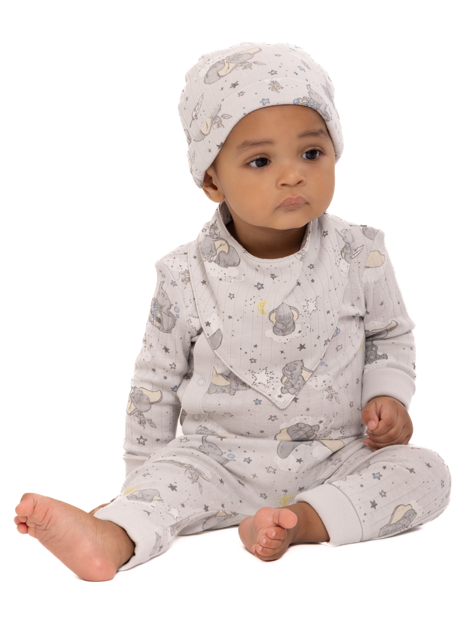 Disney Baby Wishes and Dreams Character Baby Allover Print Take Me Home Set, 4-Piece, Sizes Preemie-6/9 Months