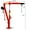 Red#41, variant on Hydraulic Pickup Truck Crane with Hand Winch , Pickup Truck Bed Hoist Jib Crane- 2000-Lb. Capacity Red,