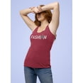 thumbnail image 2 of Fashion Star  Racerback Tank Women -Image by Shutterstock, Female Medium, 2 of 4