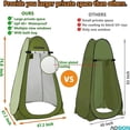 thumbnail image 2 of Privacy Shower Tent, Pop Up Changing Tent, Camp Bathroom Changing Dressing Room, Sun Shade Canopy Outdoor Rain Shelter for Camping Hiking Beach Picnic Fishing, 2 of 4
