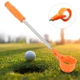 thumbnail image 2 of Peahefy Télescopique forGOLF Ball Retriever, forGOLF Ball Retriever, 8section Antenne Ball Retriever Extensible Portable Ramasser Ventouse Outil Orange Rouge, 2 of 8