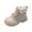 White#h2, variant on HCNTES Toddler Kids Boots Side Zipper Combat Short Ankle Boots for Boy's Girl's(12.5,White#h2)