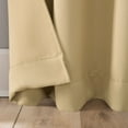 thumbnail image 6 of Mainstays Blackout Energy Efficient Grommet Single Curtain Panel, 40"x63", Yellow, 6 of 7