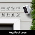 thumbnail image 2 of Geeni Freebird Wireless Indoor/Outdoor WiFi Security Camera, Rechargeable Battery-Powered Home Security Camera, 1080P Night Vision/Waterproof, Motion Detection, 2-Way Audio, Works with Alexa (1 Pack), 2 of 8