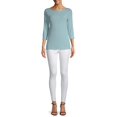 thumbnail image 4 of Women's 3/4 Sleeve Boatneck T-Shirt, 4 of 6