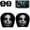 D#ghost face headrest covers, variant on 2 Pack Novelty Ghost Face Car Headrest Covers for Cars, Upgraded Snug Fit Auto Seat Protector, Soft Breathable Polyester Holiday Vehicle Interior Decor Accessories for Cars Trucks SUVs