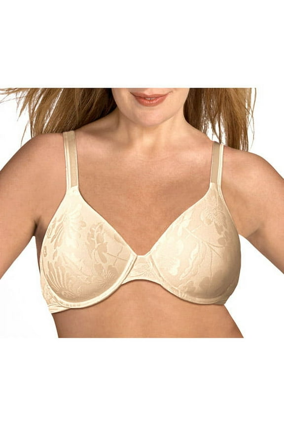 - Full Figure Full Support Seamless Shaping Jacquard Underwire Bra, Style 4419
