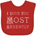 thumbnail image 3 of Inktastic I Love You Most Ardently Austen Girls Baby Bib, 3 of 4