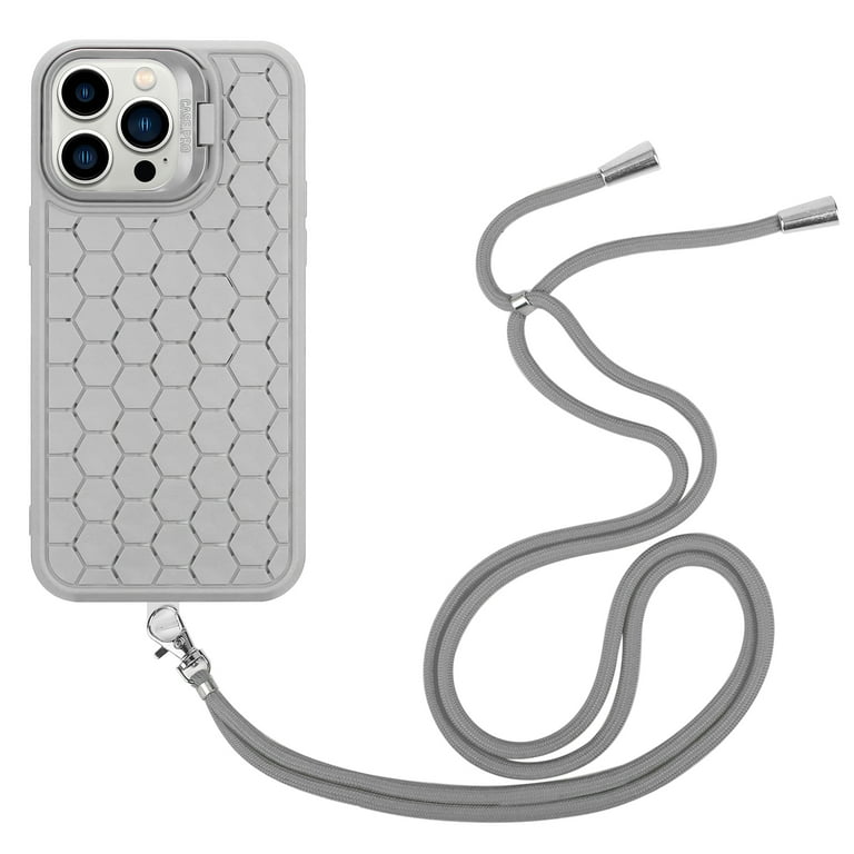 iPhone 13 pro maxケース For iPhone 13 Pro Max Case with Adjustable Neck Cord Lanyard