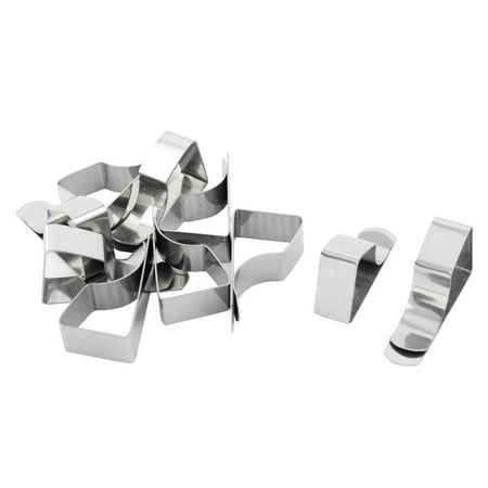 

Wedding Stainless Steel Tablecloth Clip Table Cloth Holder 10 PCS