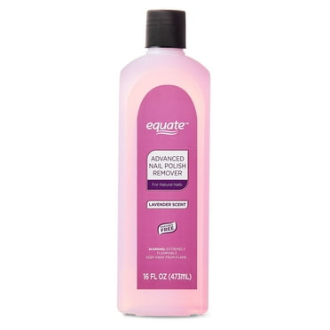 Equate Advanced Nail Polish Remover for Natural Nails, Lavender Scent, 16 fl oz