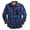 Blue Black, variant on SPEEDRUN Men's Casual Plaid Shirts Button Down Long Sleeve Jackets Shirt with Chest Pocket Checked Shirt Jacket Thicker and Warmer for All Seasons Purple XL