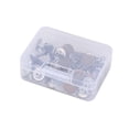 thumbnail image 1 of CIMAXIC 50Sets Jeans Buttons Replacement Kit Iron Tack Button Set Snap Button with Rivets and Plastic Storage Box for Denims Jeans Jackets,3.86"X2.76"X1.18", 1 of 4