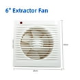thumbnail image 2 of Wall Mounted Extractor Fan, Wall Extractor Fan, For Bathroom Kitchen, 2 of 8