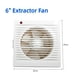 thumbnail image 2 of Ventilador de Extractores de 220V, Ventilador de Extractores de Pared, Montón de Pared para el de la ventana de la cocina del inodoro, 2 of 7