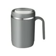 thumbnail image 2 of Insulated Coffee Mug With Handle&Lid,304 Stainless Steel Double Wall Vacuum Travel Mug, Tumbler Cup to Keeps Beverages Hot or Cold for Home Office Camping （Gray）, 2 of 6