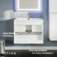 thumbnail image 6 of Eviva Victoria 32" Glossy White Modern Bathroom Vanity, 6 of 7