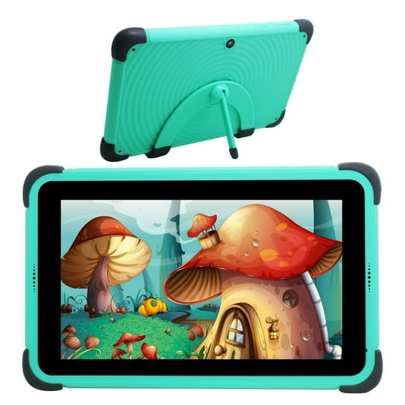 Tablette pour Enfants 7 Pouces Android 11 Tablette pour Enfants Enfants Tout-Petits 32GB ROM 2GB RAM Tablette WiFi avec Stylet (Vert)