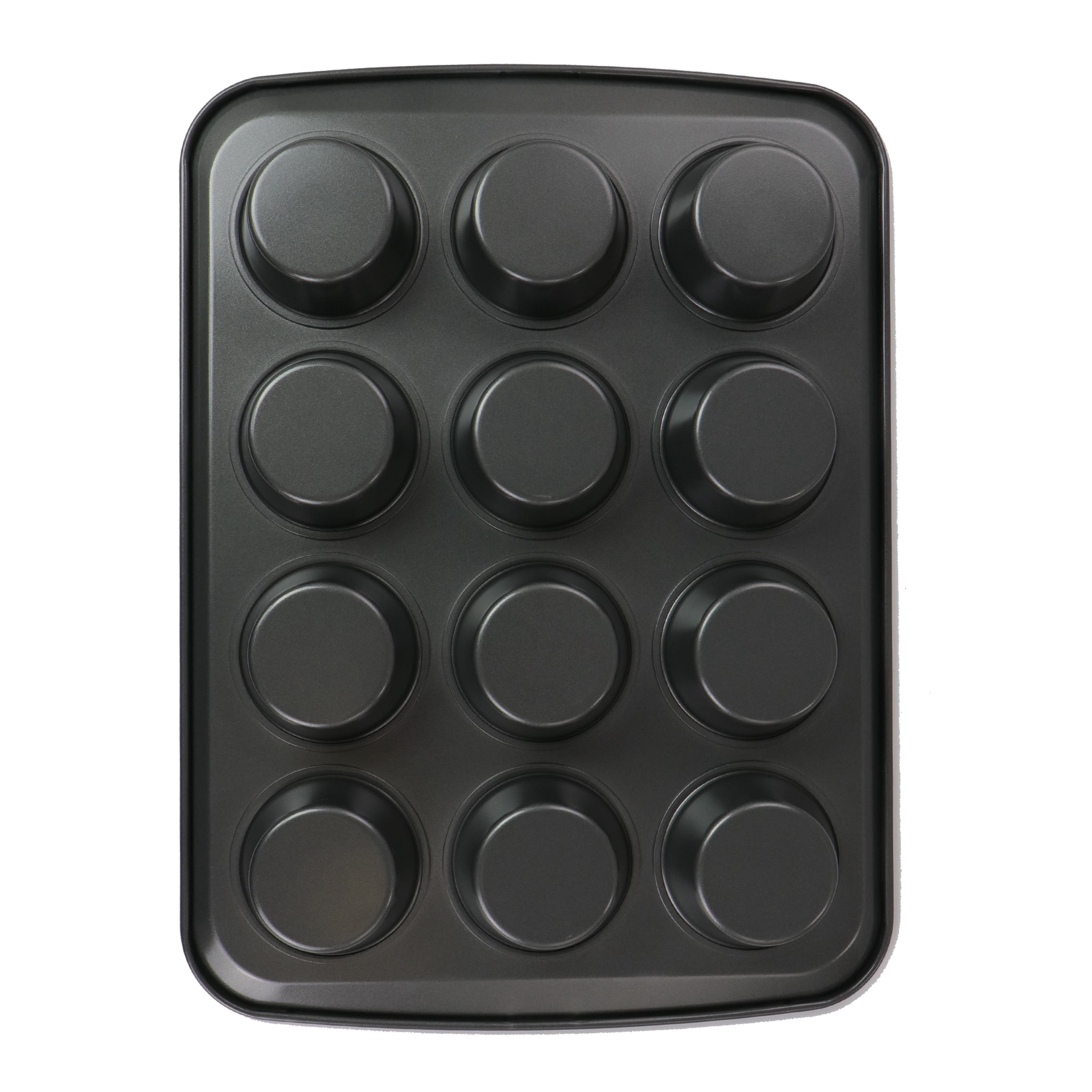 Gibson 12-Cup Baker's Friend nonstick Steel Muffin Pan