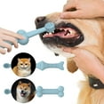 thumbnail image 3 of 2Pcs Small Dog Toothbrush Pet Toothbrush Kitten Toothbrush Soft Mini Cat Tooth Brush Puppy Toothbrush, Silicone bristles Travel Portable Dog Toothbrush Mini Head Deep Clean Kit for Dog & Cat, 3 of 3