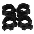 thumbnail image 1 of OULII Barbell Clips 4pcs Dumbbell Lock Collars Non Slip Clamp for Handles Gym Accessories Black, 1 of 8