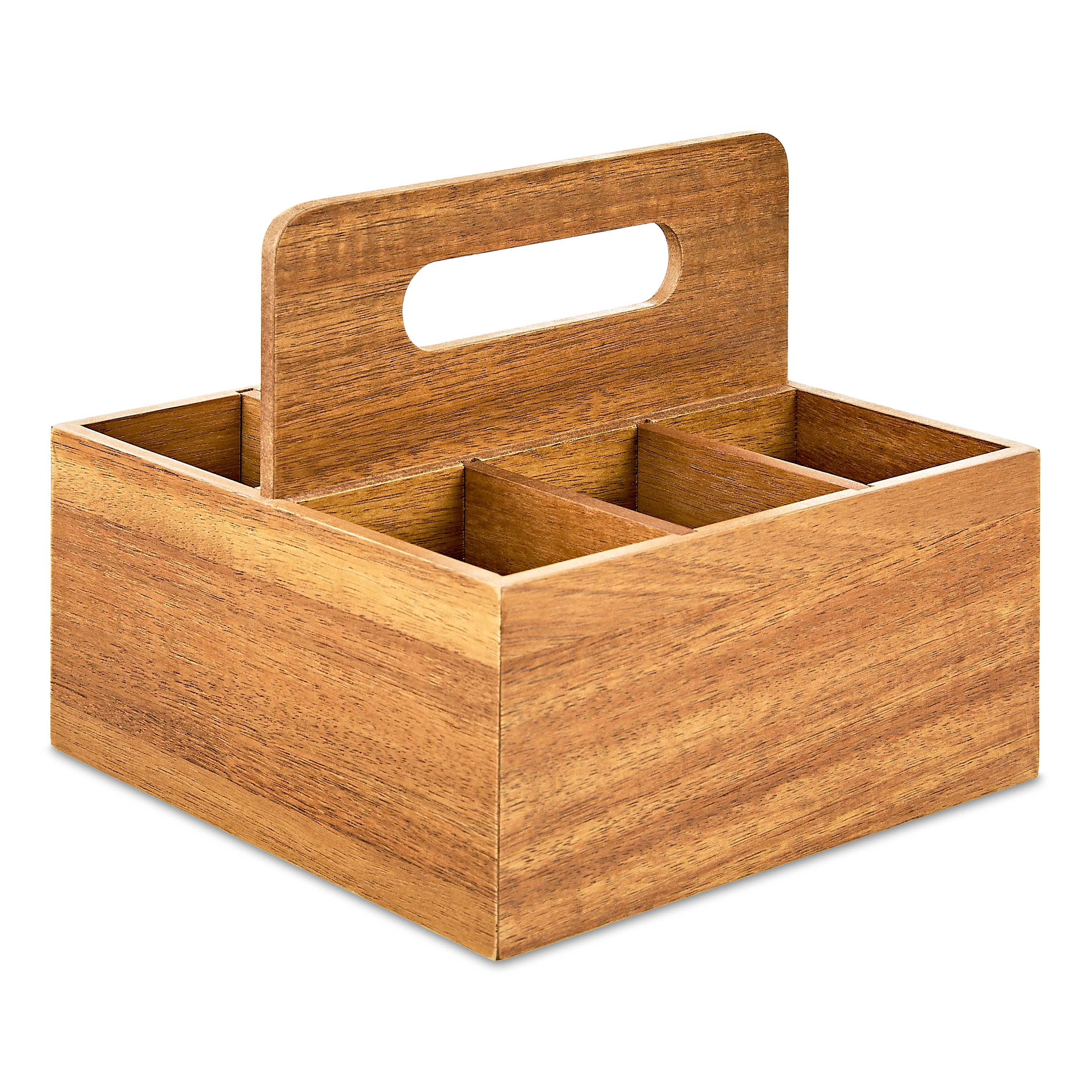 Pen+Gear Desktop Caddy, 6.6 in x 6.6 in x 5.1 in, 6 Compartments