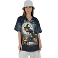 thumbnail image 4 of Happy Halloween Beagle Witch Pumpkins Bats Hawaiian Shirt Breathable Summer Unisex Merch Beagles Dog Lover Gifts Idea - 13012, 4 of 6