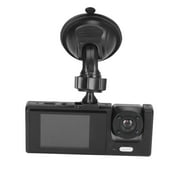 M Buder 3 Lens Dash Camera Car Driving Recorder 1080P HD 2.0-inch LCD Screen with IR Night Vision Loop Recording G-Sensor Parking Monitor Emergency Saving Backup Camera for Cars