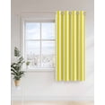 thumbnail image 4 of Yellow and White Striped Thermal Insulated Blackout Curtains for Bedroom 72 Length Gradient Geometric Room Darkening Curtain 1 Panel Grommet Window Curtain Drape for Living Room Nursery Room, 4 of 7