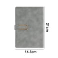 thumbnail image 2 of A5 Notebook Planner Travel Journal Leather Notebook for Journal Vintage Notebook Diary, A5 Writing Notebook,grey,A5，G118472, 2 of 5