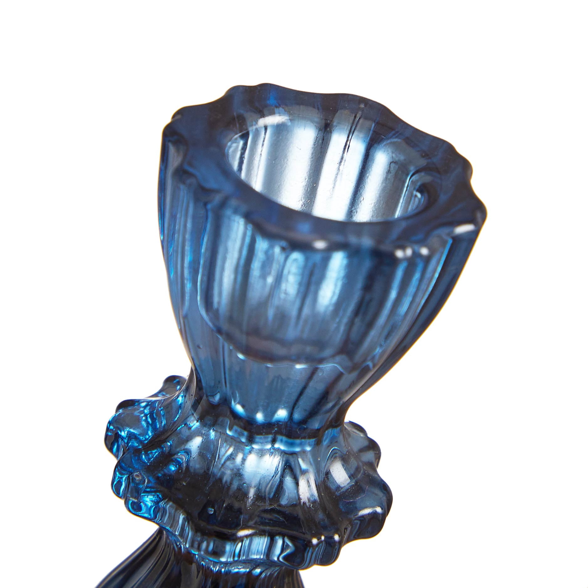The Pioneer Woman Blue Glass Candleholder, Small