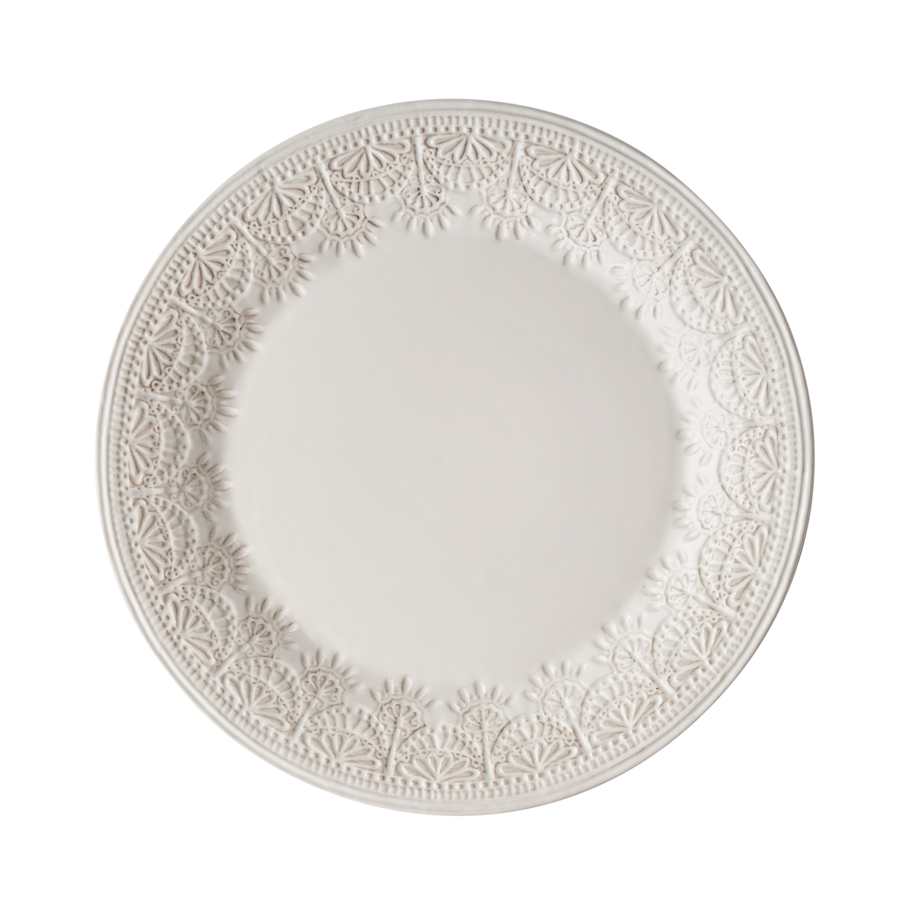 Pioneer Woman Vintage Lace 12-Piece Ceramic Dinnerware Set photo 3
