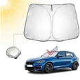thumbnail image 1 of 2024 Car Windshield Sun Shade, Iridescent Umbrella Car Shade Front Windshield- Foldable Sun Blocker for Car Windshield, 1 of 5